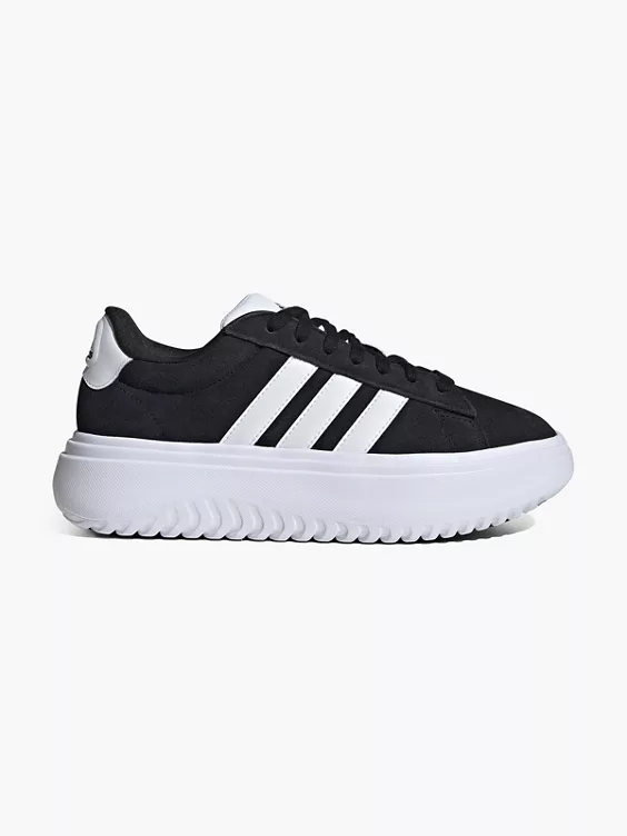 adidas Platform Leder Sneaker GRAND COURT PLATFORM SUEDE