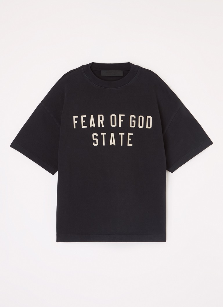 Fear of God Essentials -ylimitoitettu t-paita logopainatuksella