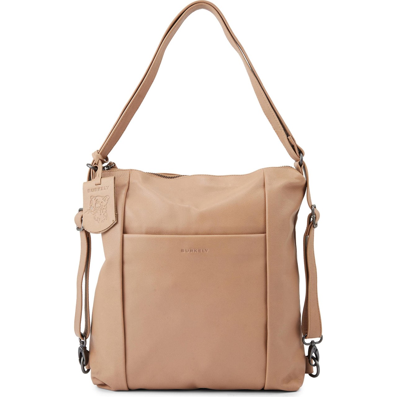 BURKELY Handtaschen taupe Rucksack-Beutel