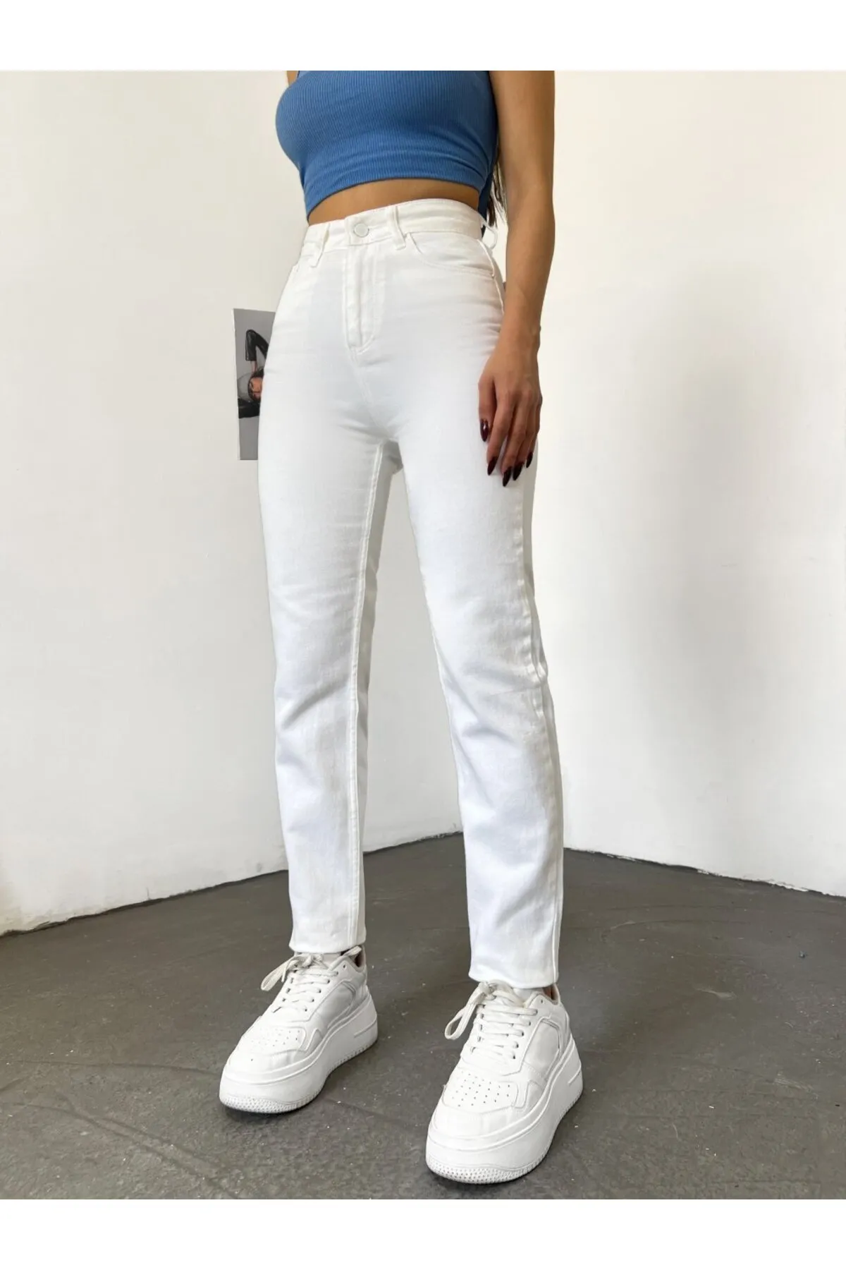TRENDNATUREL  Jeans - Weiß - Mom