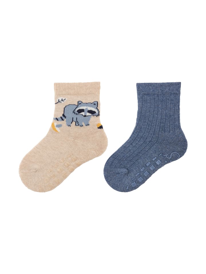 Sterntaler ABS Socken 2er-Pack Waschbär in natur günstig kaufen