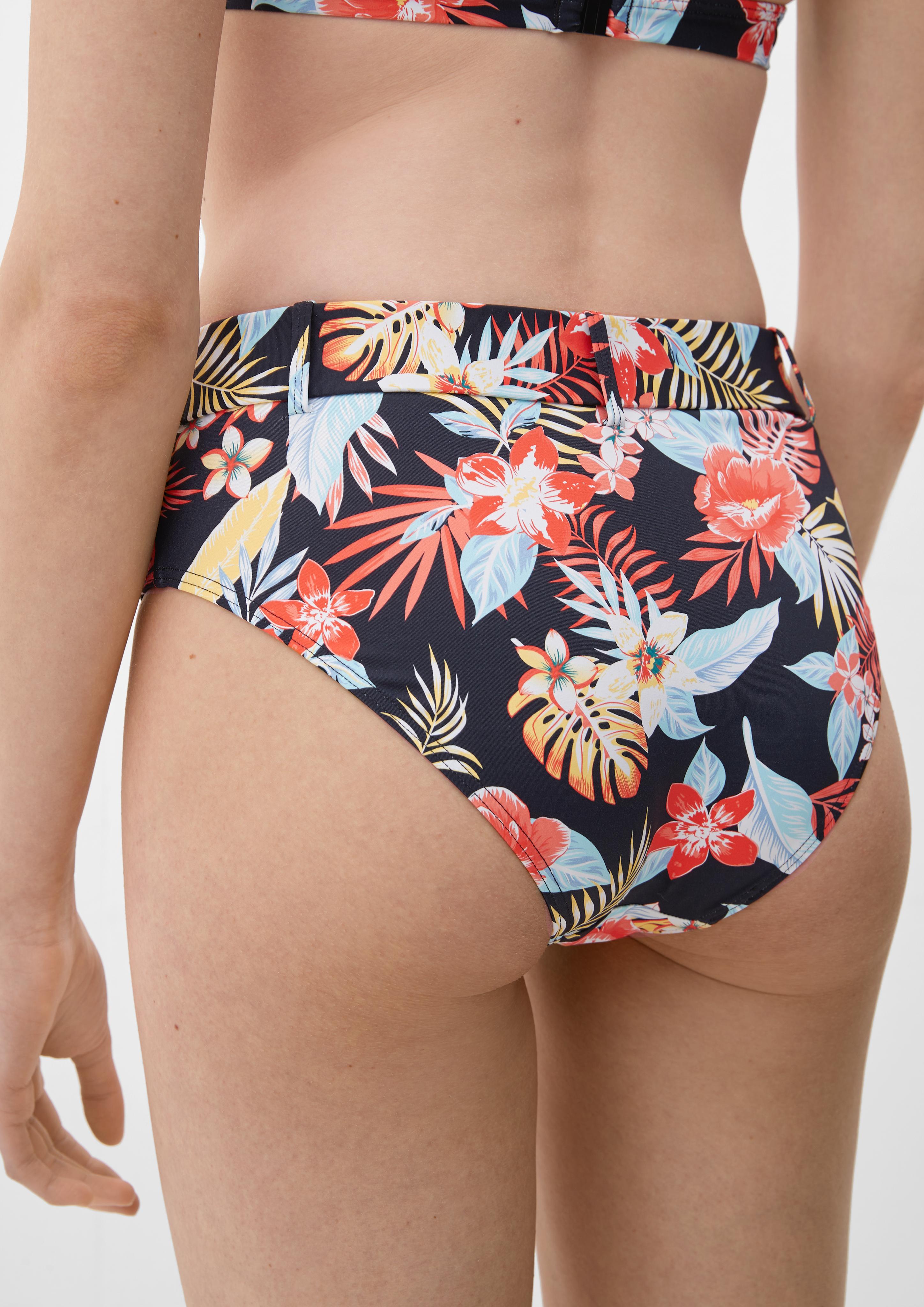 High Rise-Bikinihose mit Gürtel  6008409-99A1