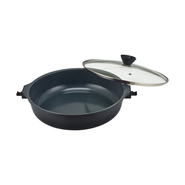 Brat- und Backofenpfanne, 32cm, kurzer & langer Griff
