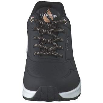 Skechers Uno Shimmer Away Sneaker in schwarz