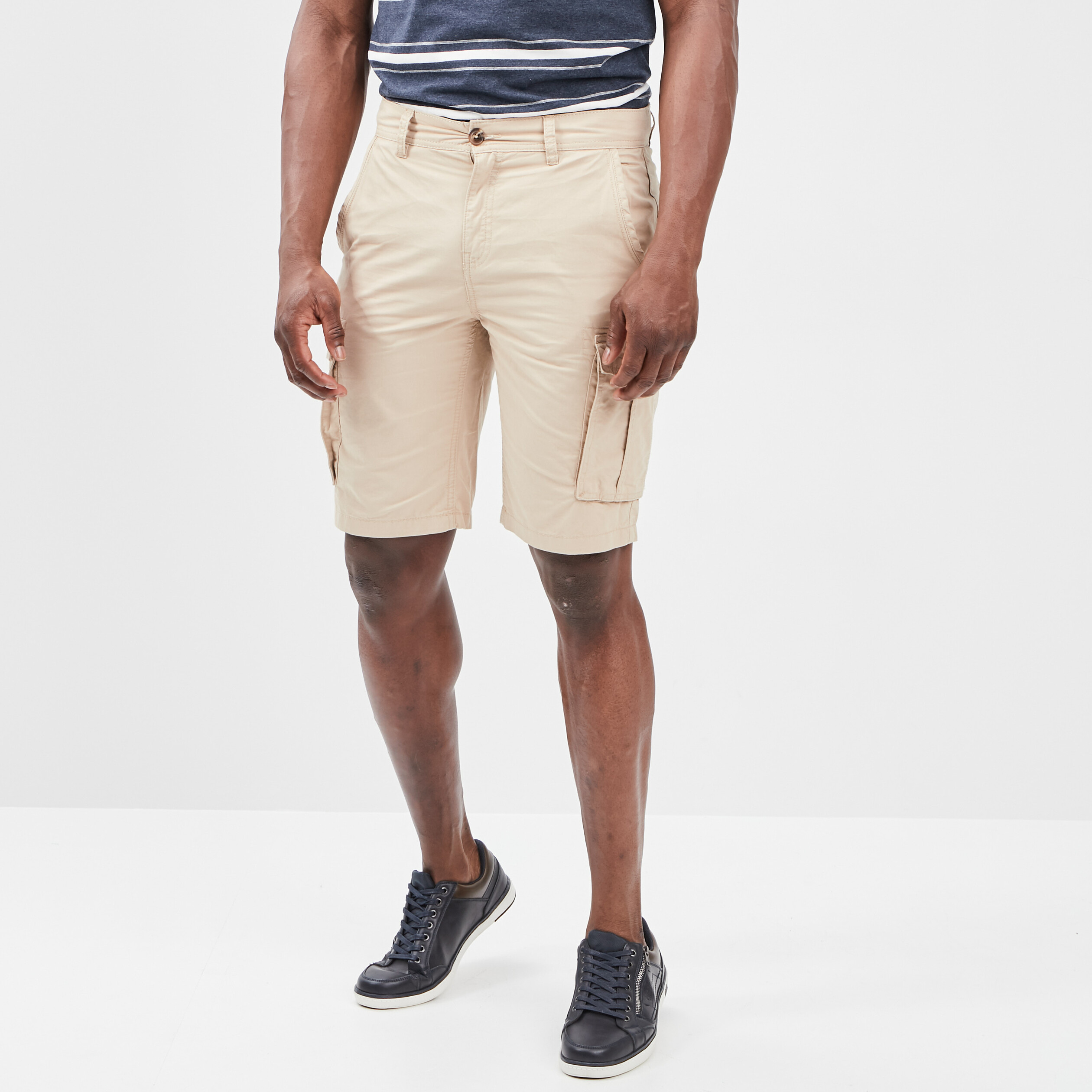 Bermuda cargo sable homme | La Halle