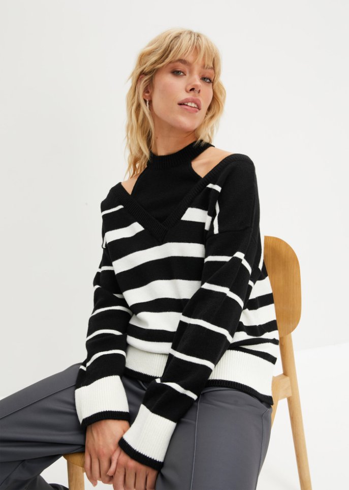 Pullover mit Cut-Outs