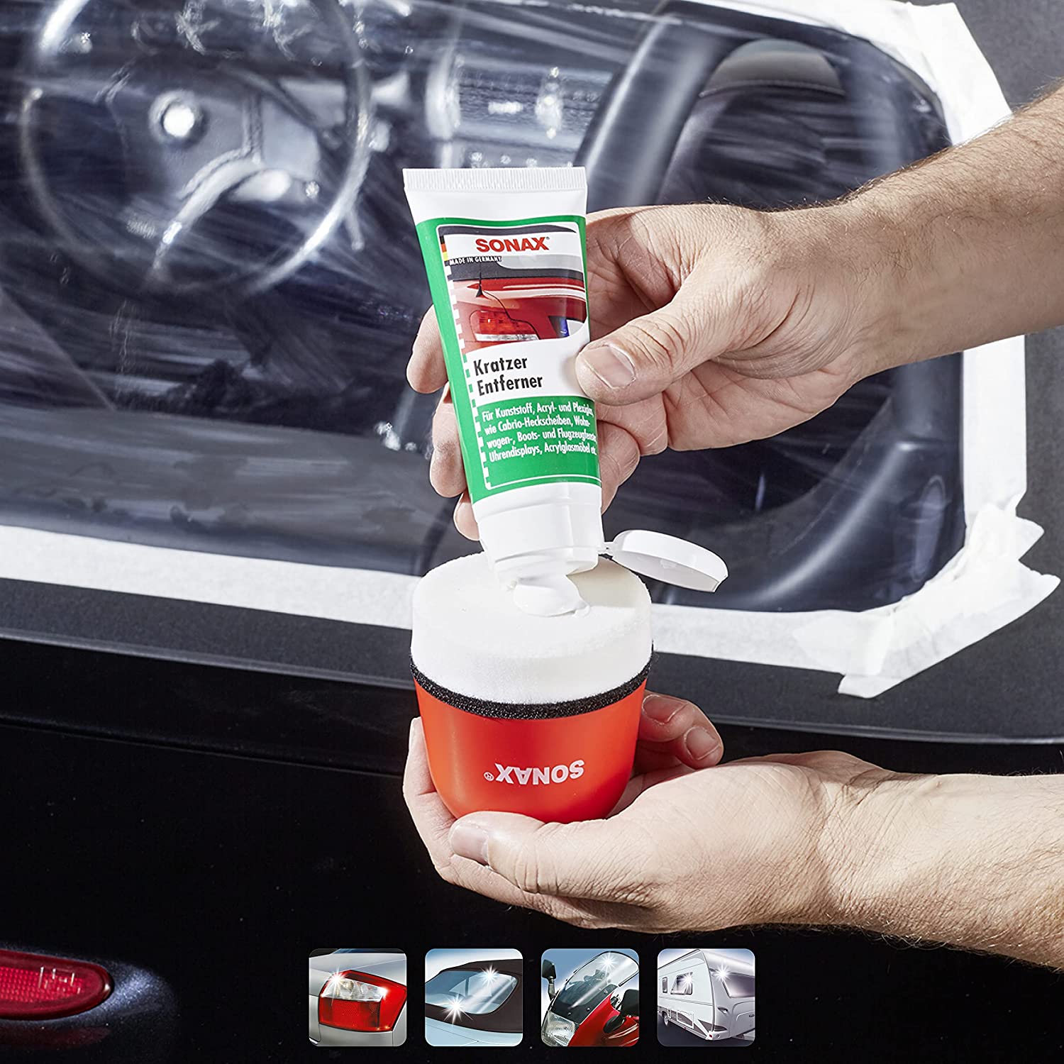 SONAX 305000 KratzerEntferner Kunststoff NanoPro 75 ml - ATU