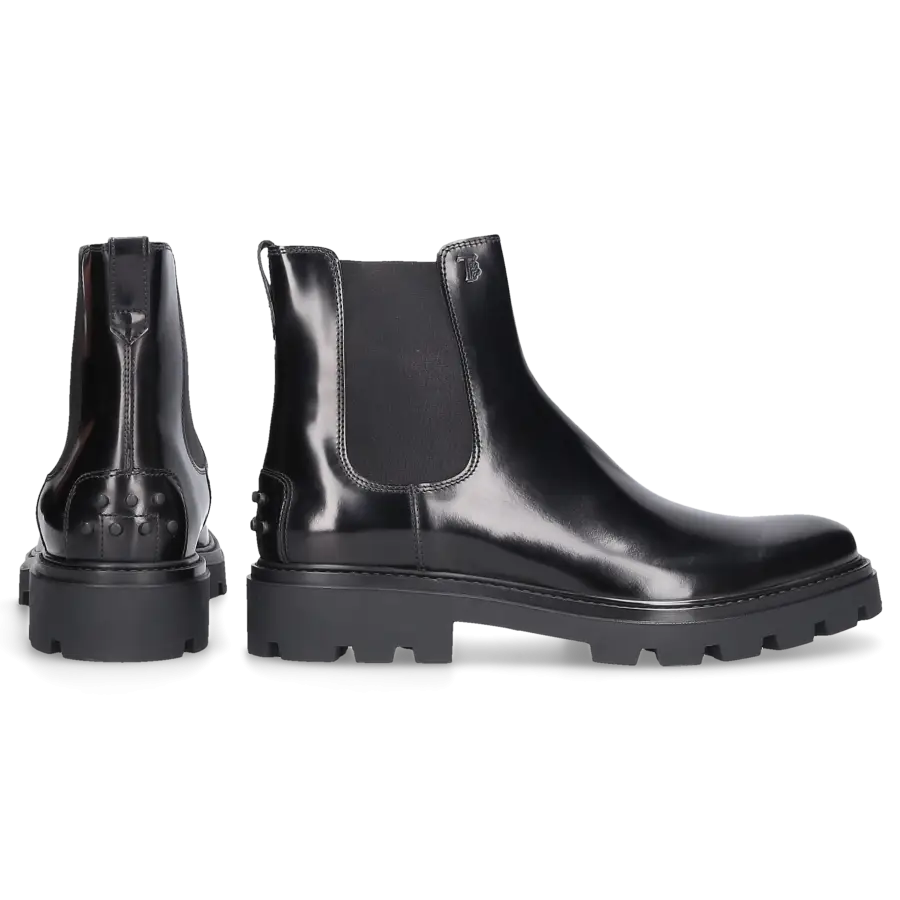 Tod's - Chelsea Boots M08J0 Veloursleder - schwarz