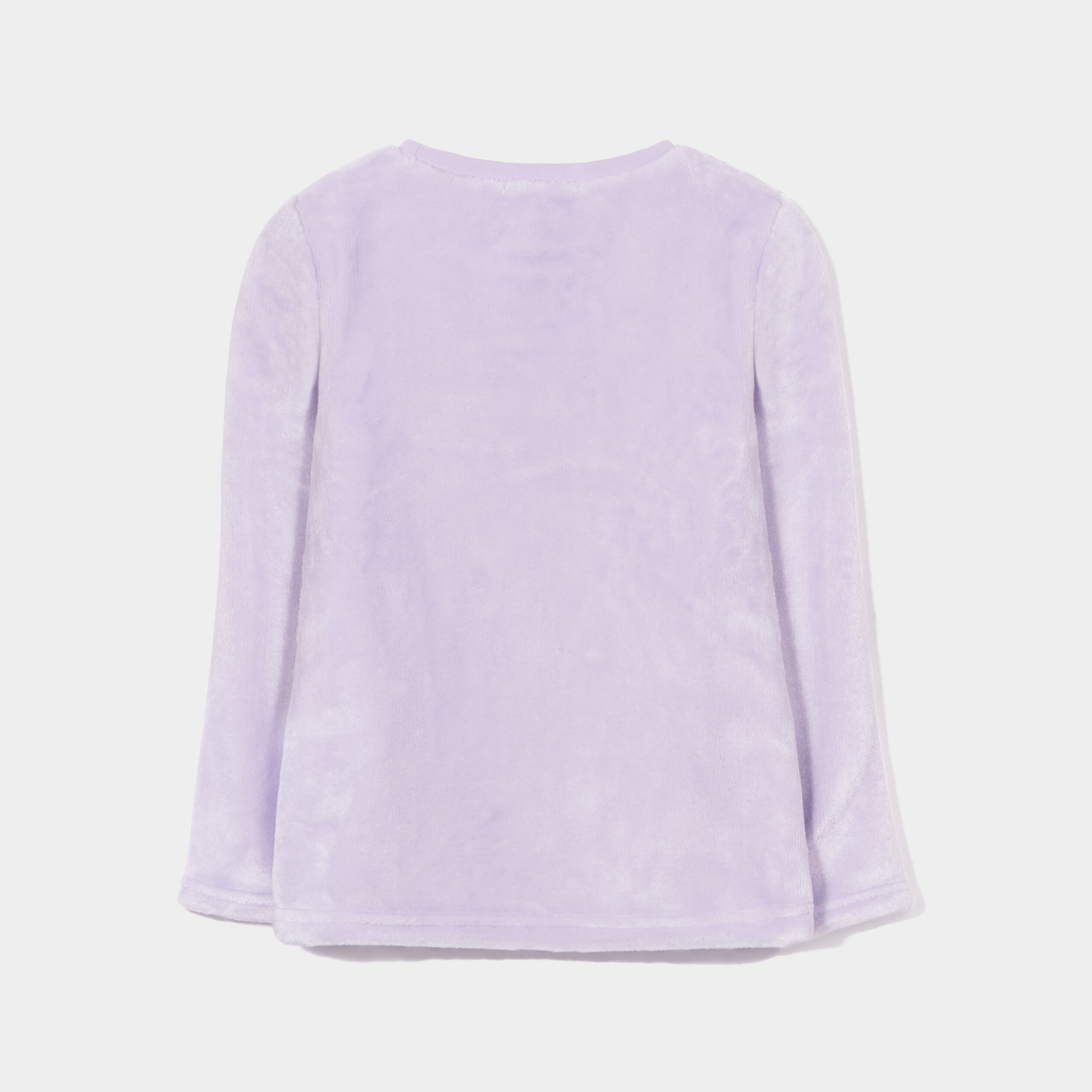 Ensemble pyjama pantalon pilou 2 pièces violet clair fille | La Halle