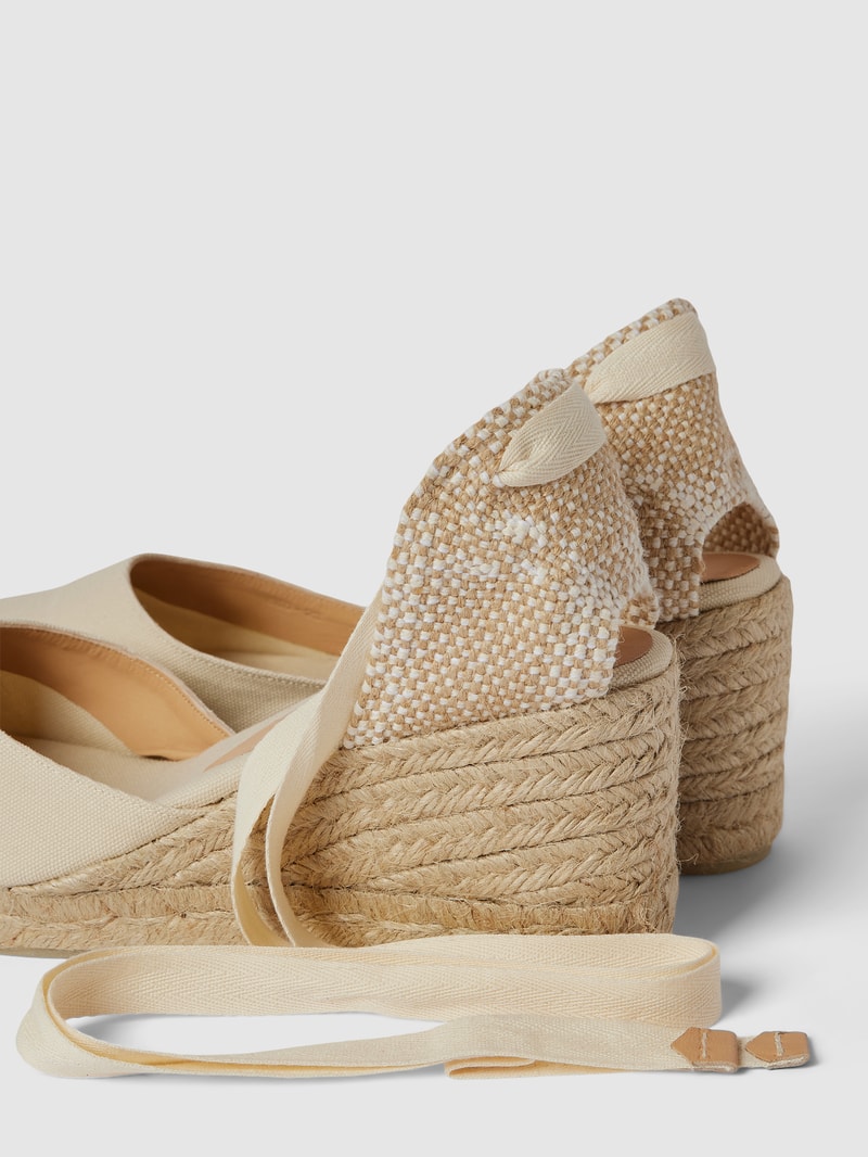 Wedges mit Schnürverschluss Modell 'CARINA' in offwhite