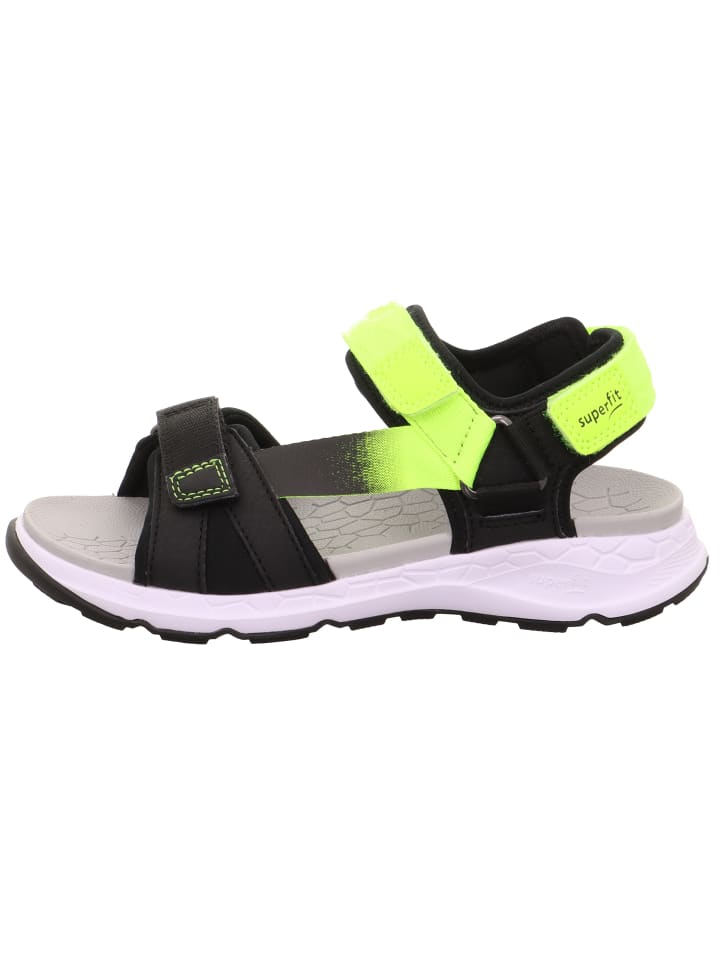 superfit Sandale CRISS CROSS in Schwarz/Gelb günstig kaufen
