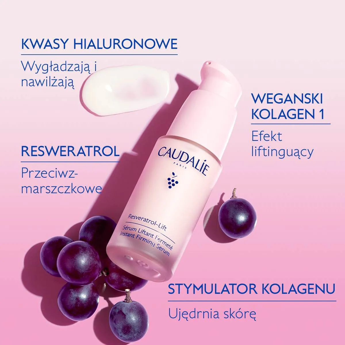 Caudalie Resveratol-Lift серум за подизање и учвршћивање коже