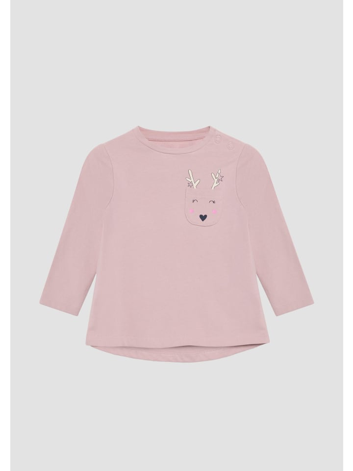 s.Oliver T-Shirt langarm in Pink günstig kaufen