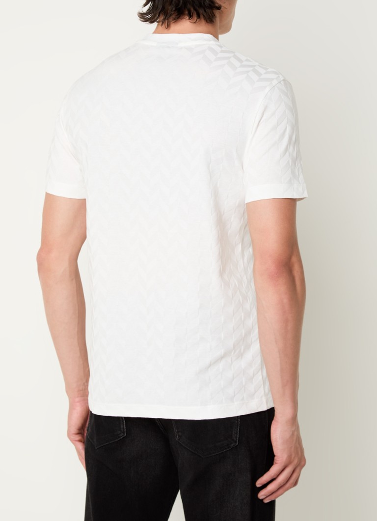Tricou texturat și elastic Emporio Armani