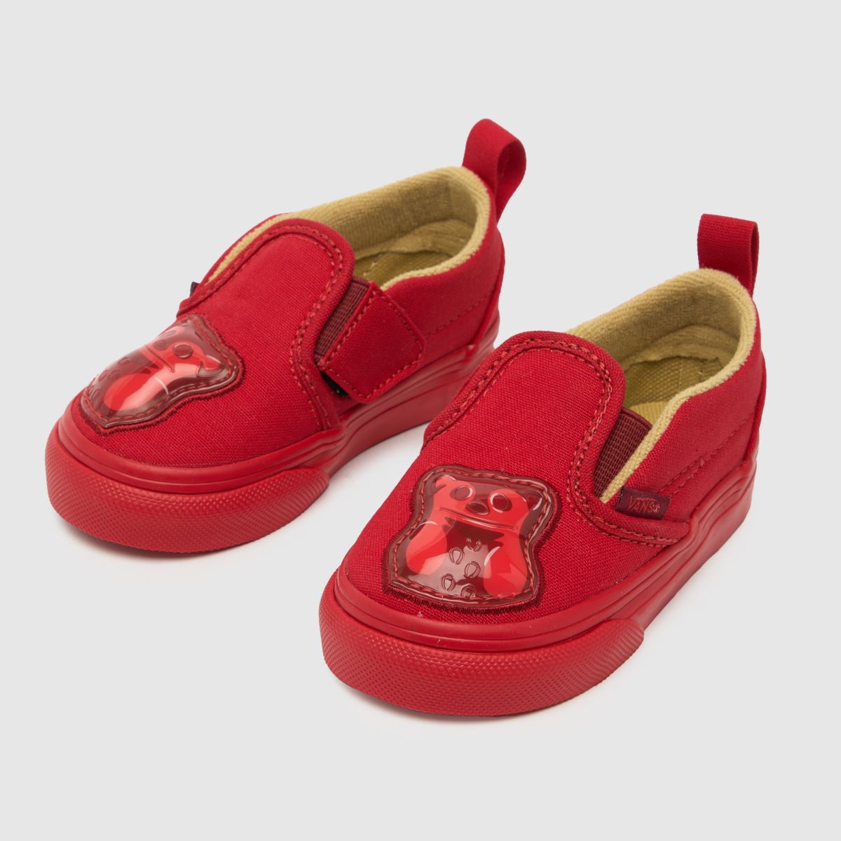 Vans röda slip-on v haribo småbarnsskor