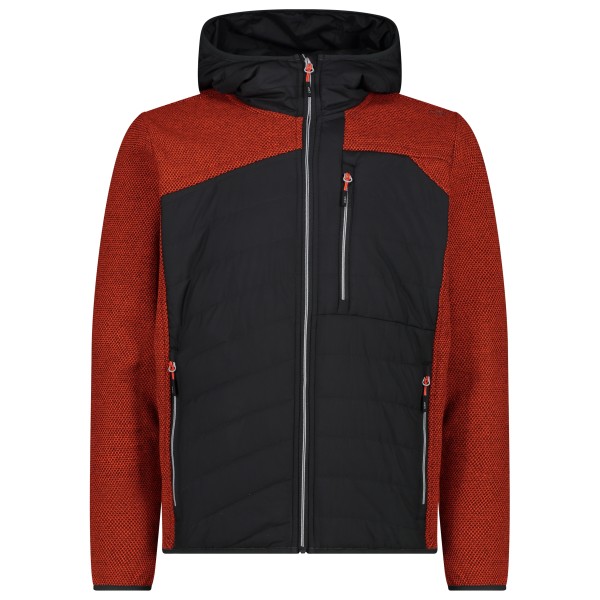 CMP - Jacket Hybrid Fix Hood Poly Pongee - Fleecejacke