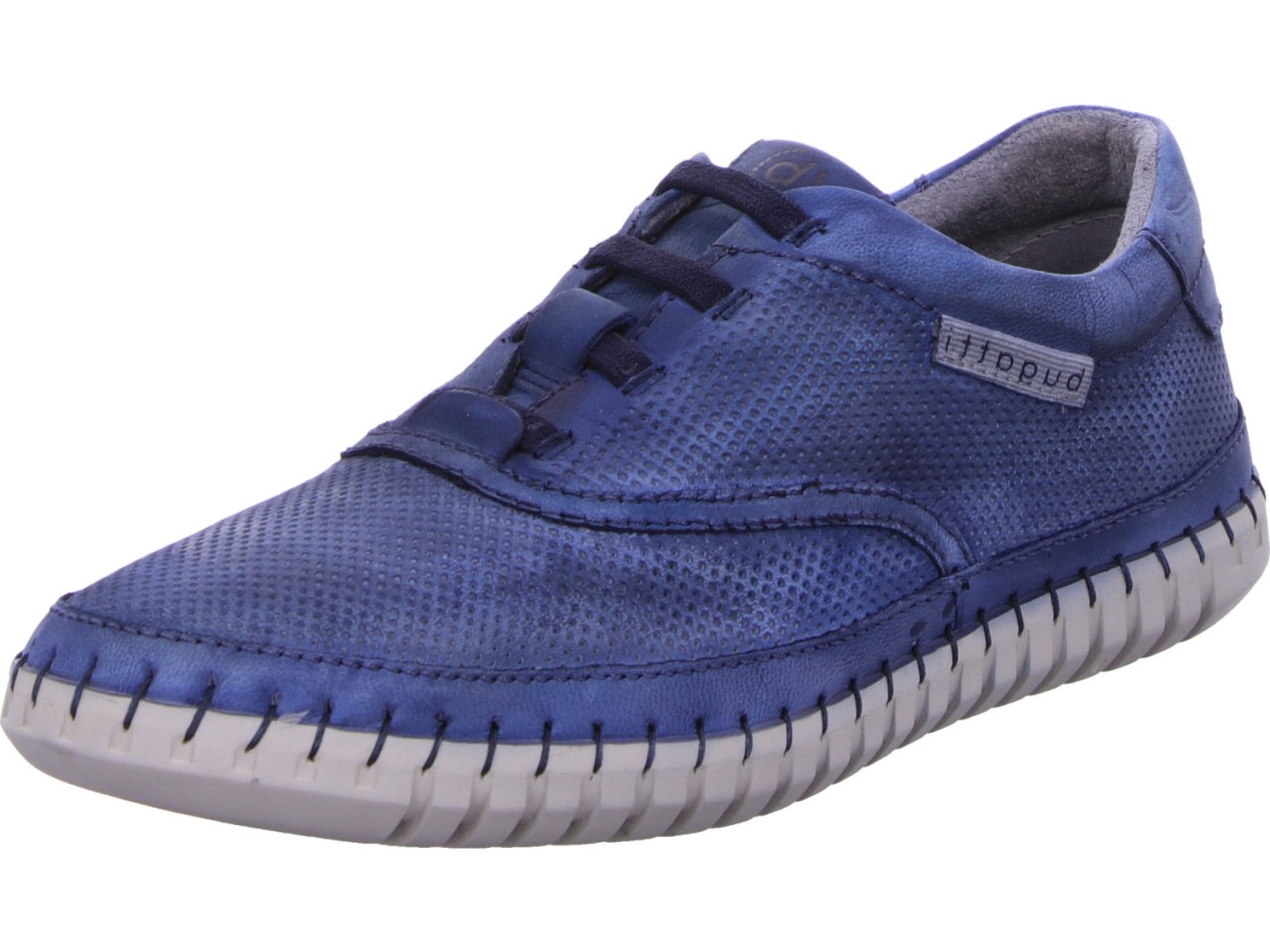 BUGATTI Komfort Slipper blau Baloo