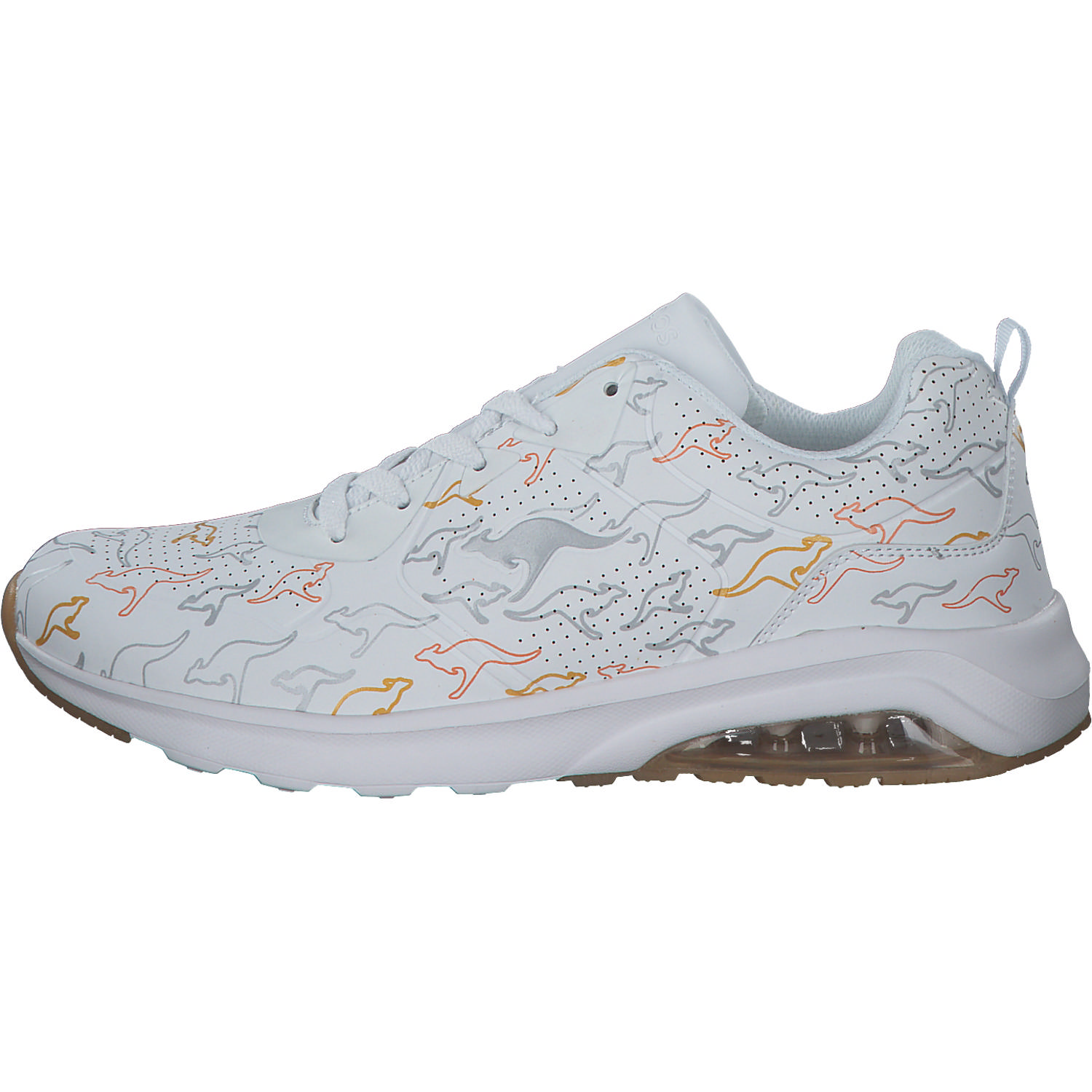 KangaROOS K-Air Ora Brand 39319, Schnürschuhe, Damen, white/met multi