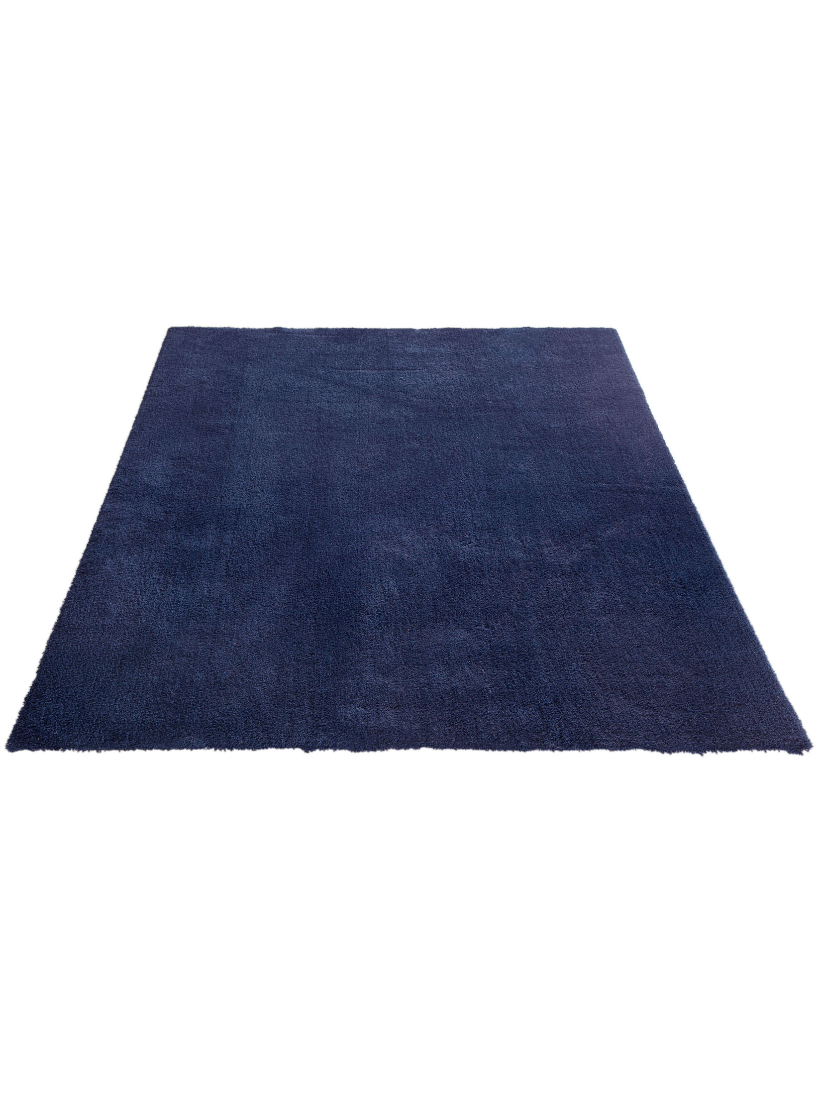 Sensation Hochflor-Teppich, Dunkelblau
