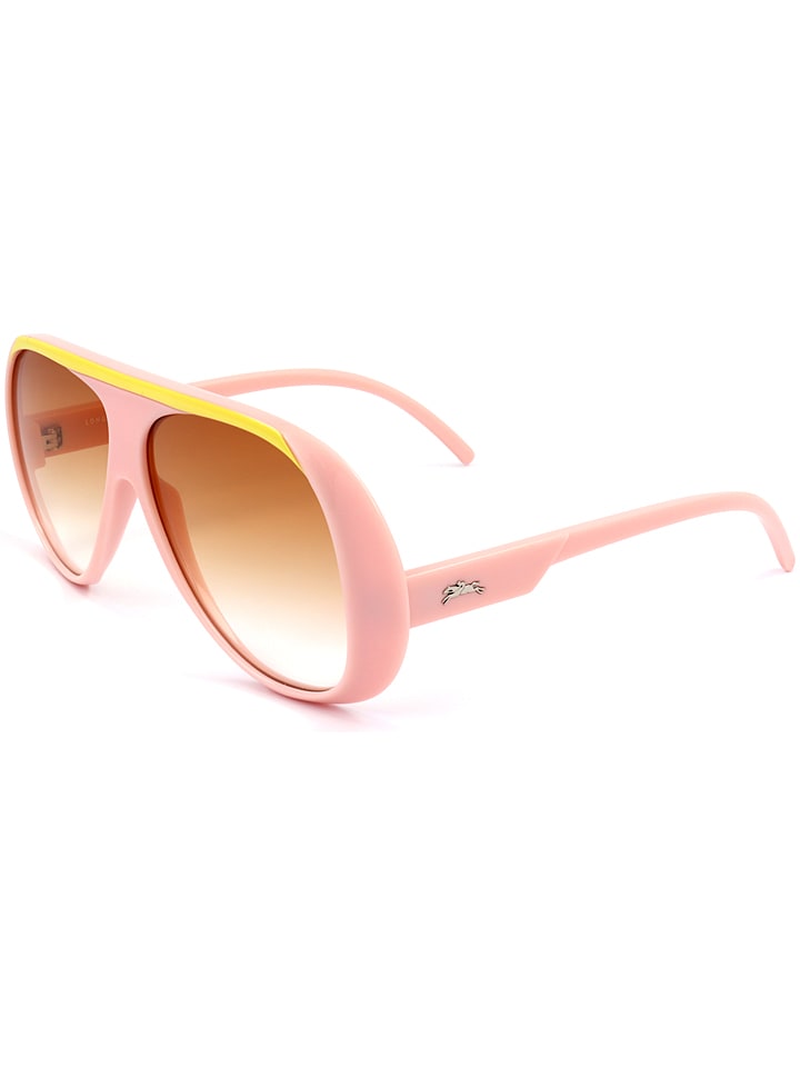 Longchamp Damen-Sonnenbrille in Rosa-Gelb/ Hellbraun günstig kaufen 59