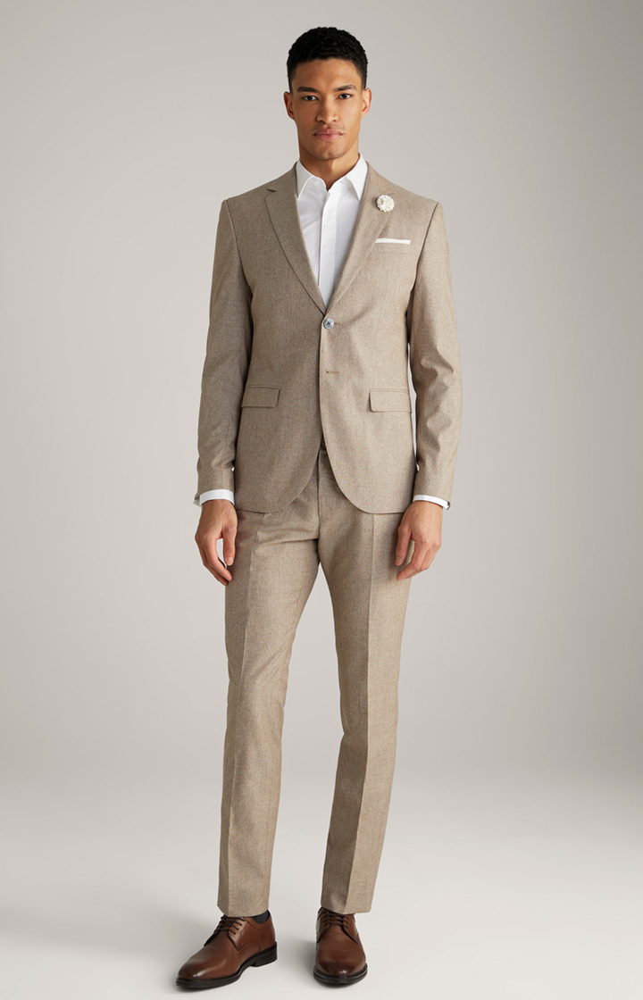 Wedding-Anzug Damon-Gun in Beige meliert