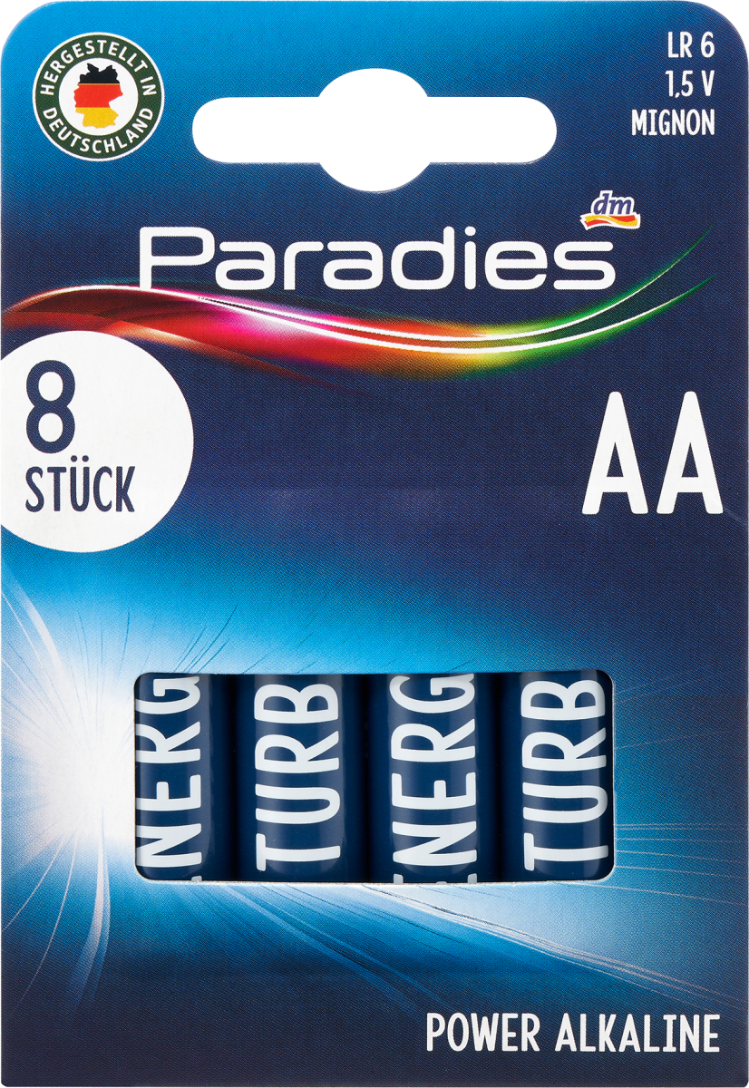 Batterien\tPower AA, 8 St