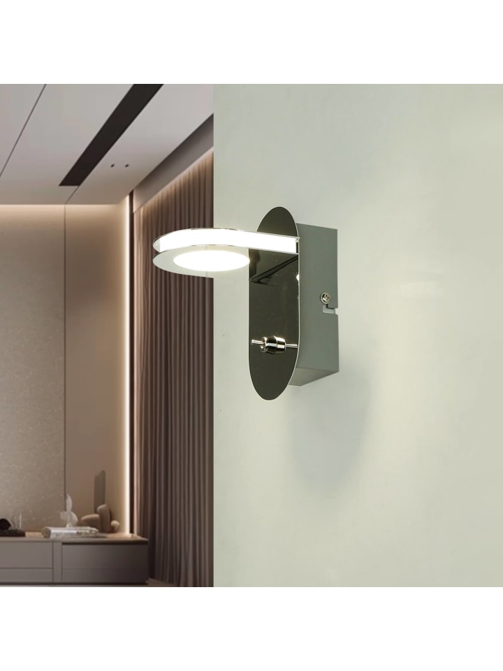 Licht-Erlebnisse Wandlampe EEK G in Chrom günstig kaufen onesize