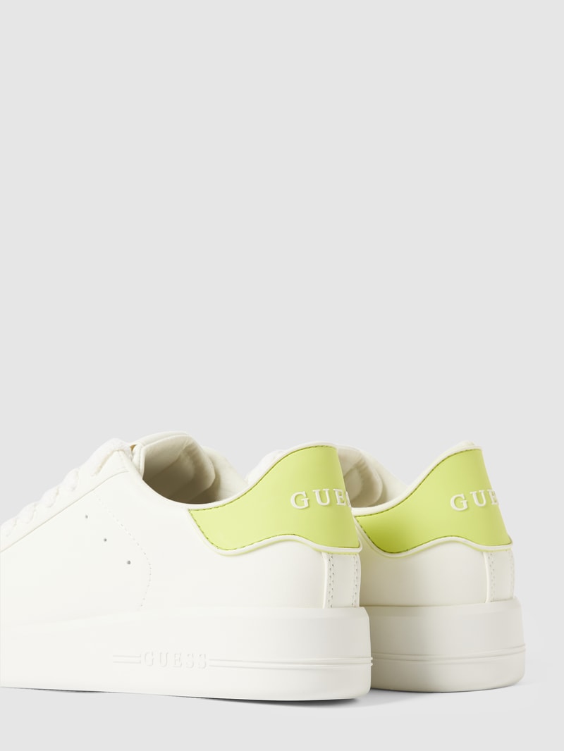 Sneaker mit Label-Details Modell 'ROCKIES' in weiß