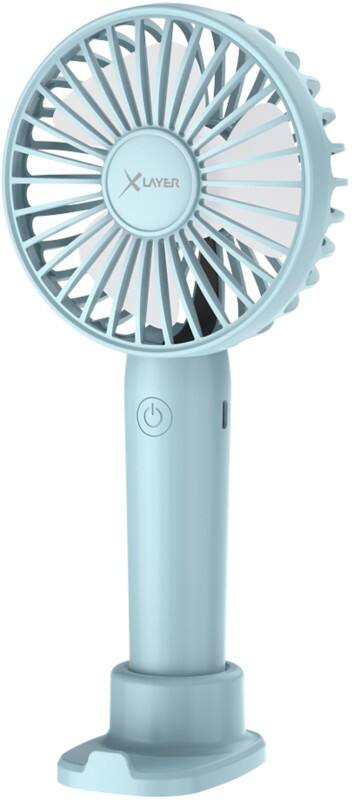 XLayer USB-A-Stecker Ventilator USB-Micro-A-Sticker Blau