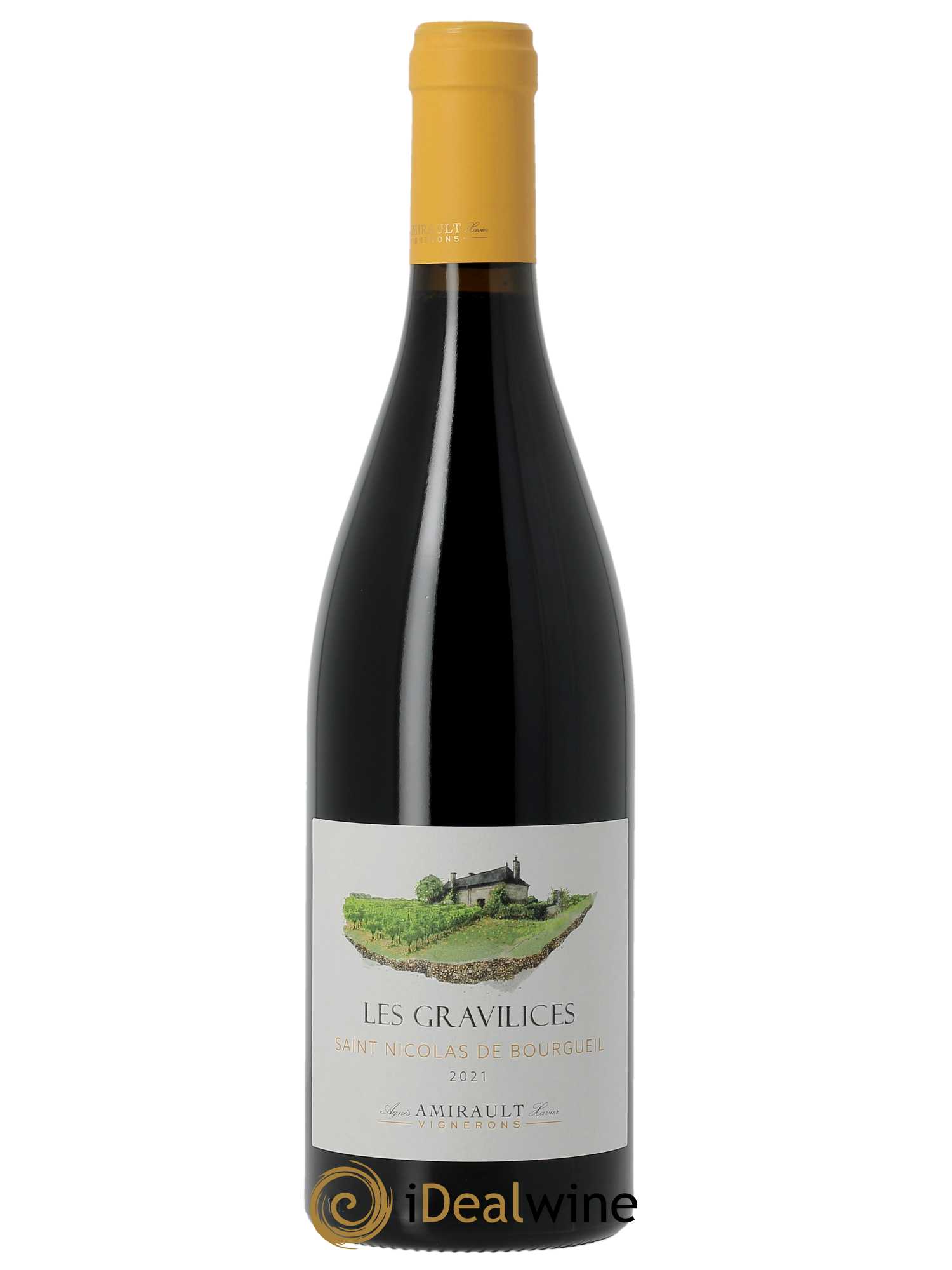 Saint-Nicolas de Bourgueil Les Gravilices Agnès et Xavier Amirault  2021 - Lot de 1 Bouteille