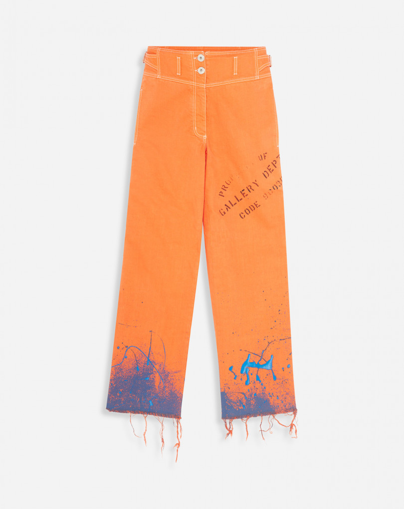 PANTALON DENIM TAILLE HAUTE GALLERY DEPT. X LANVIN
