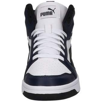 PUMA Rebound V6 Mid Jr Sneaker in weiß