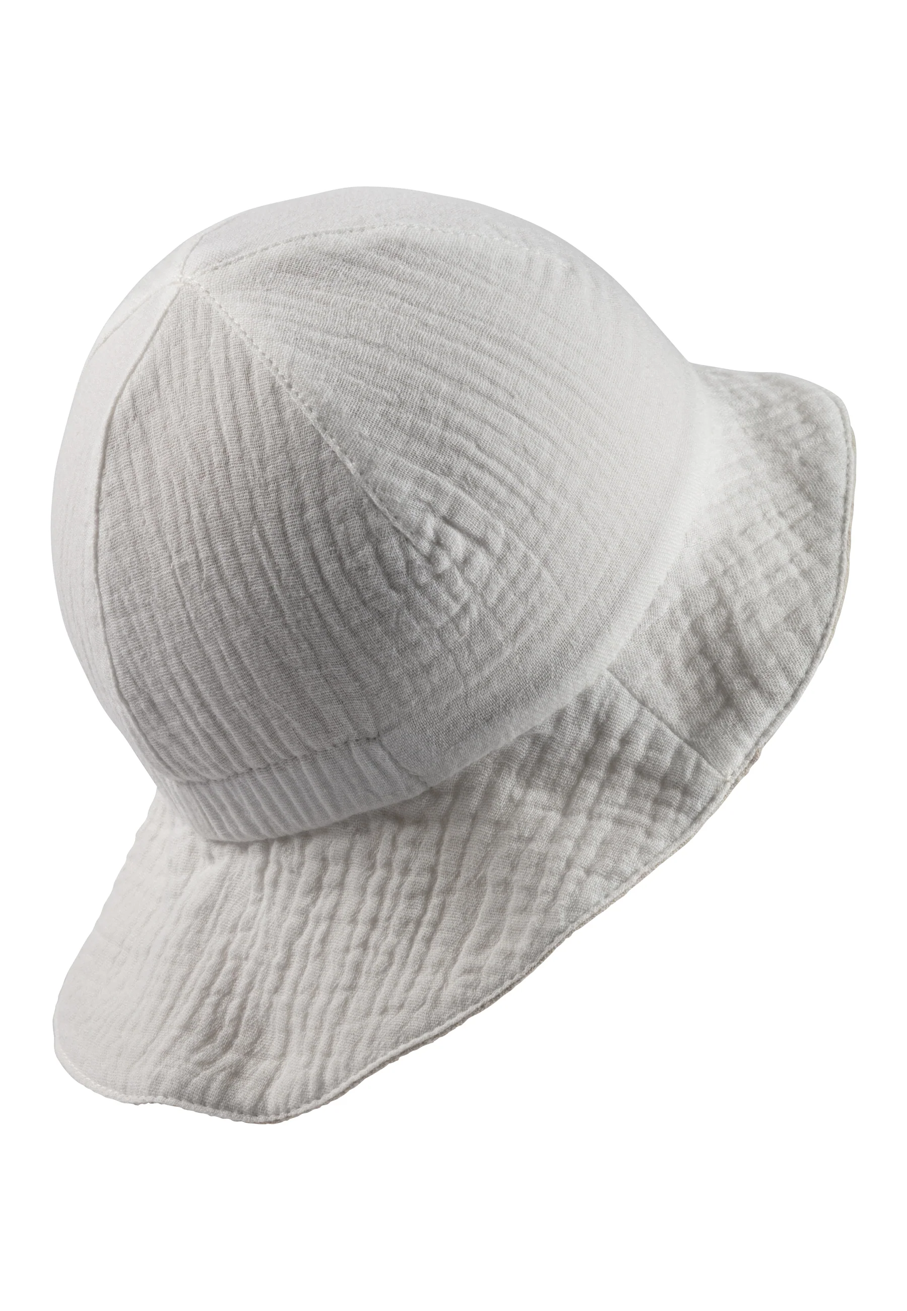 Wende-Sonnenhut aus Baumwoll-Musselin (Bio) UV 30