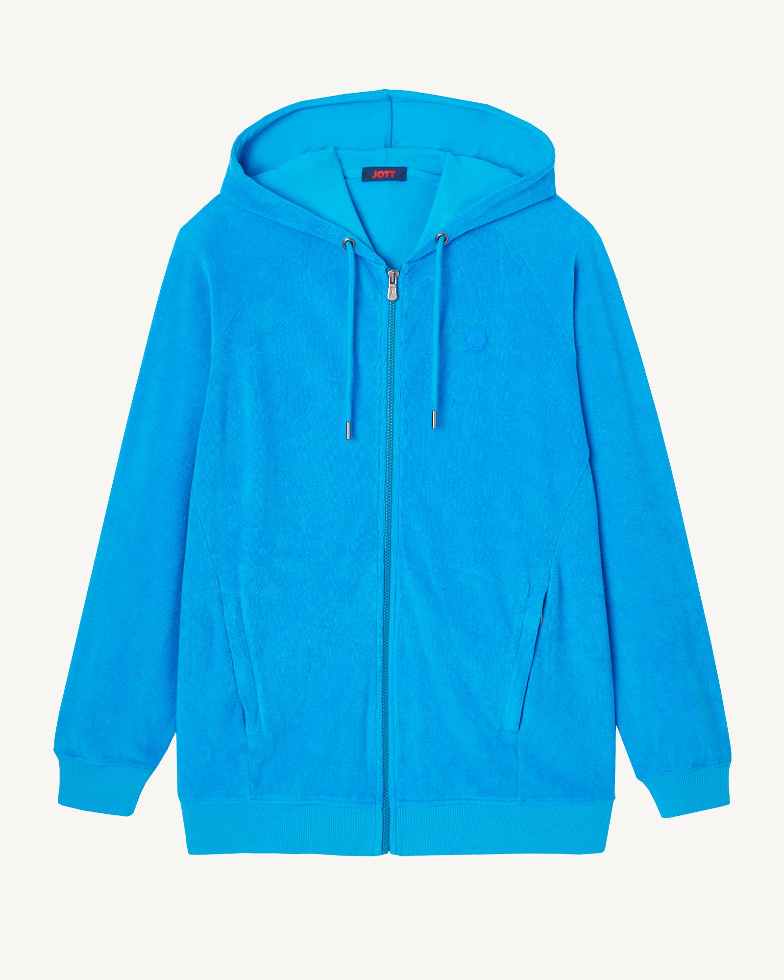 Veste zippée éponge à capuche Azur Nazare