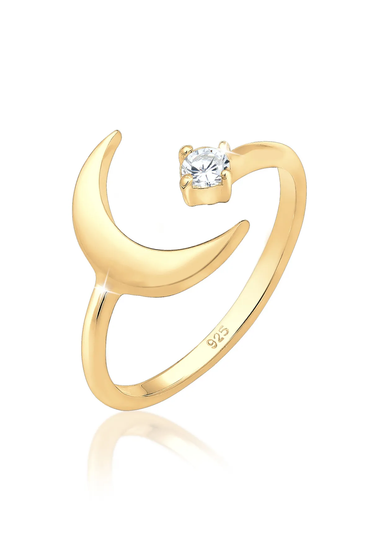 ELLI  Ring - Goldfarben - Zirkon