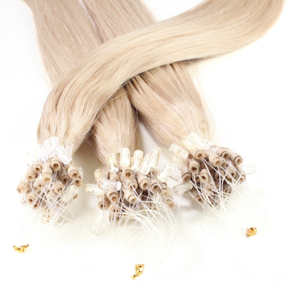 hair2heart Extensions à froid cheveux naturels #20 Blond cendré 1g extensions