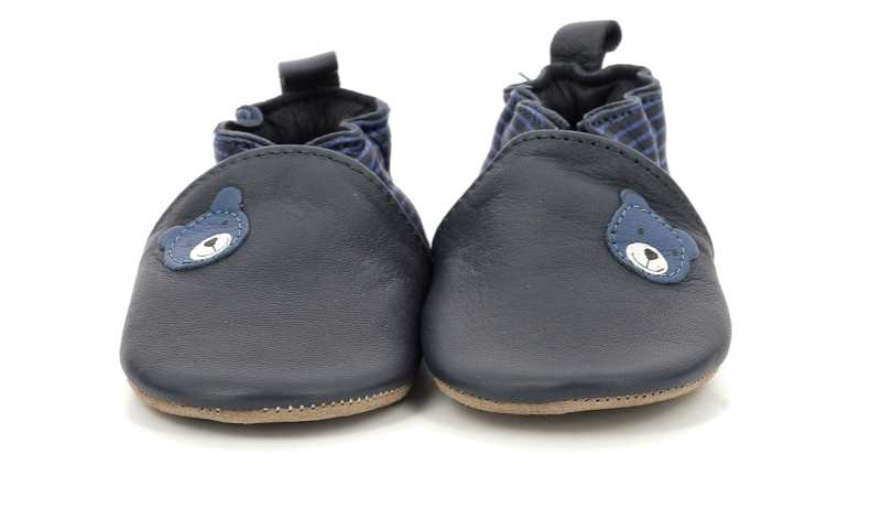Chaussons cuir tannage vegetal Doubear
