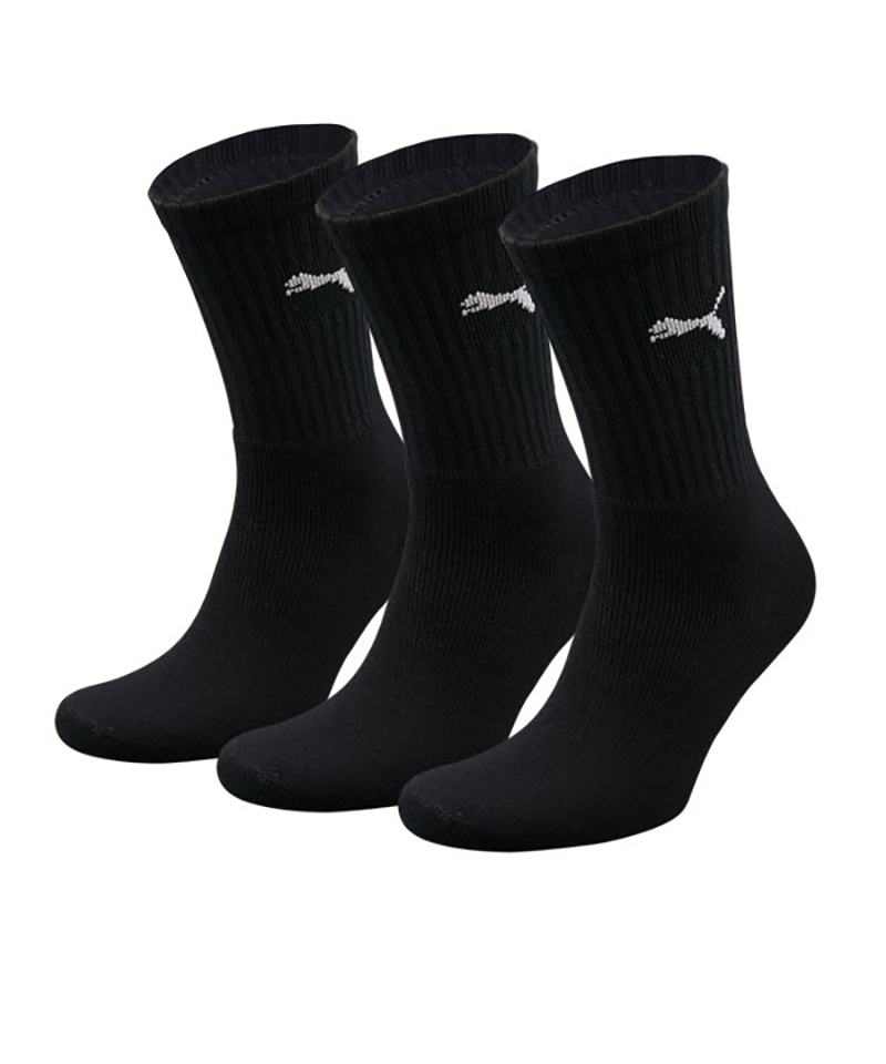 PUMA Sport 3er Pack Socken Schwarz F200