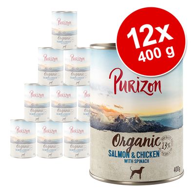 Sparpaket Purizon Organic 12 x 400 g