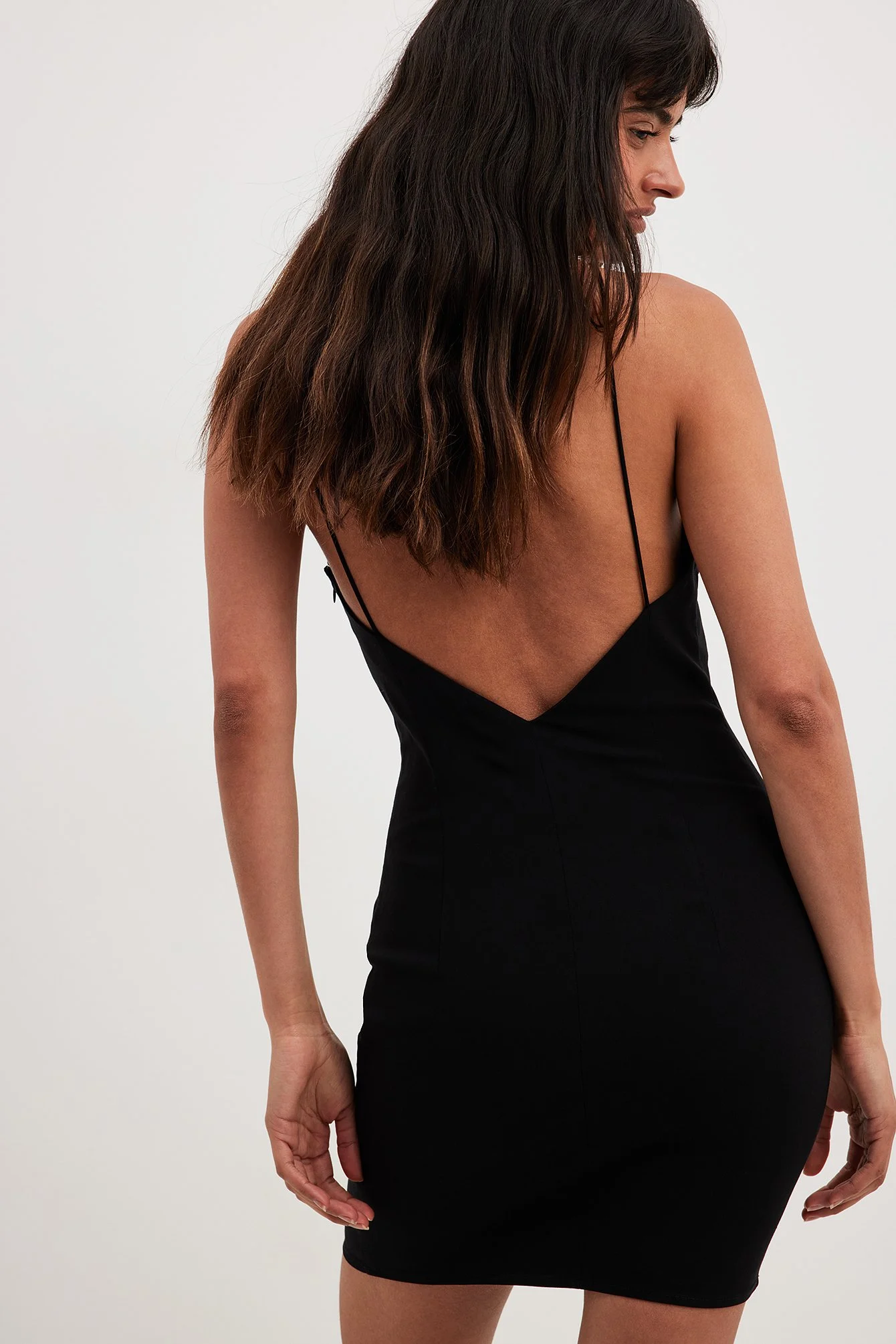 Minikleid mit Spaghetti-Trägern