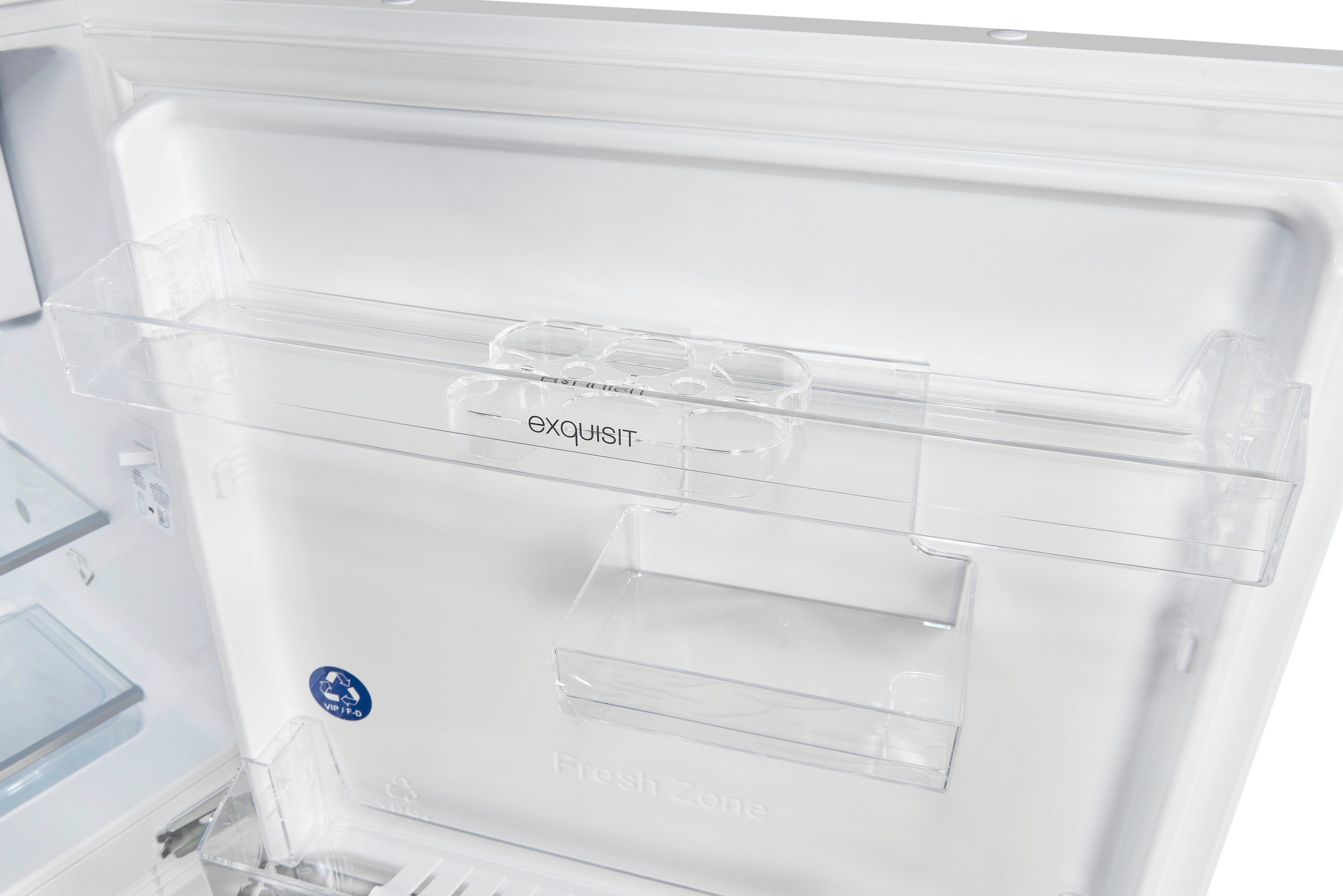 exquisit Einbaukühlschrank UKS130-4-FE-010D, 81,8 cm hoch, 59,5 cm breit