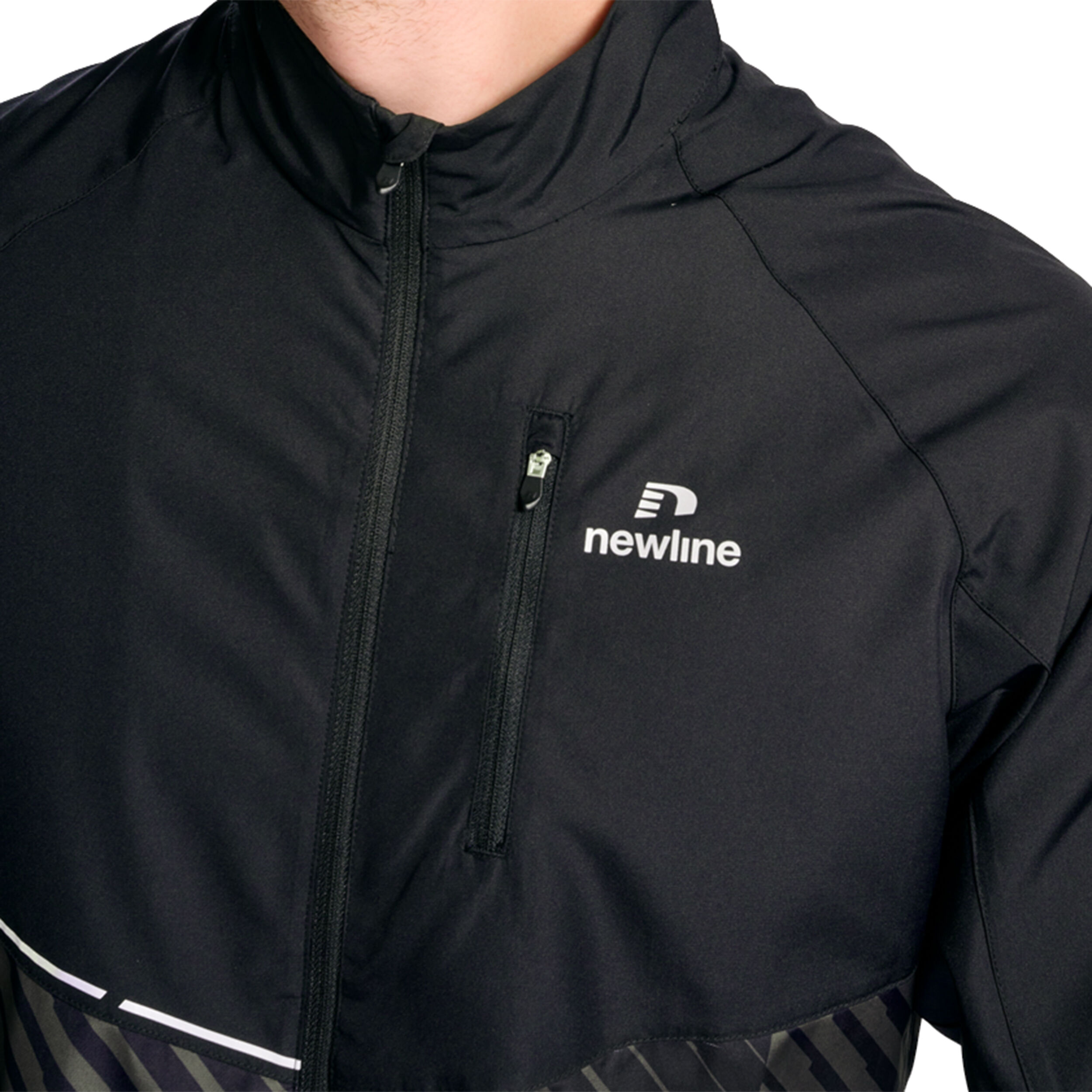 Pace Laufjacke Herren - Schwarz, Beige
