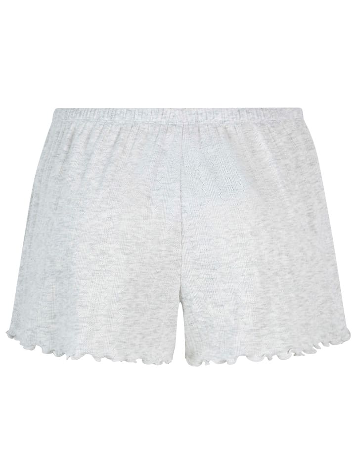 Hunkemöller Pyjama-Shorts in Grau günstig kaufen