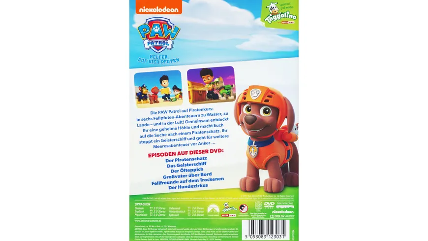 Paw Patrol - Der Piratenschatz