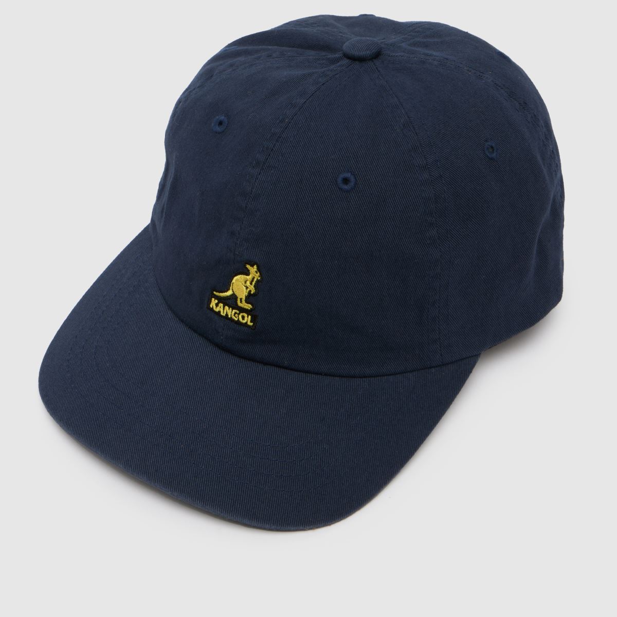 KANGOL marinblå tvättad basebollkeps