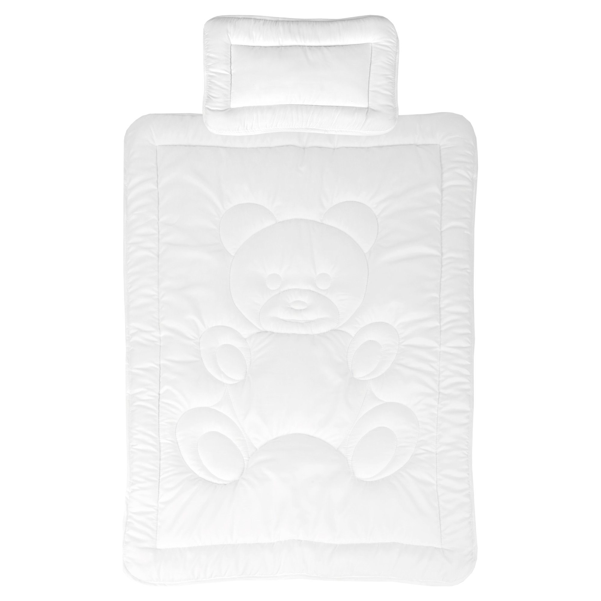 Kinderbettdecke + Kopfkissen, Bestlivings, Füllung: Polyester, Kinder Betten Set, Bettdecke 100x135cm + 40x60cm, Kinderdecke