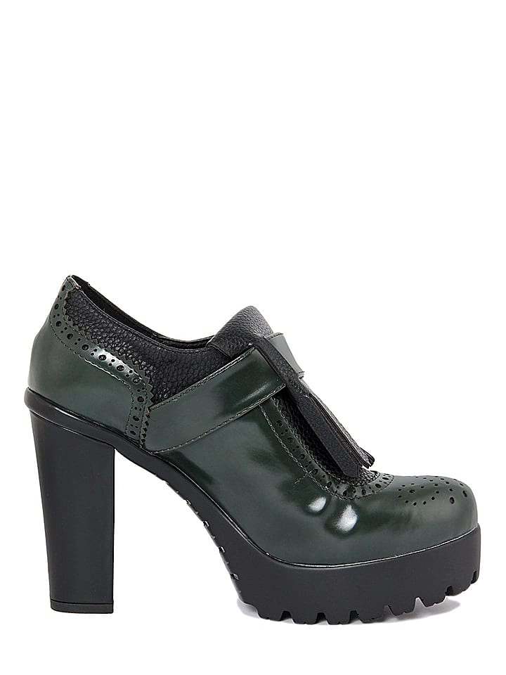 Cristin Ankle-Boots in Dunkelgrün günstig kaufen 36