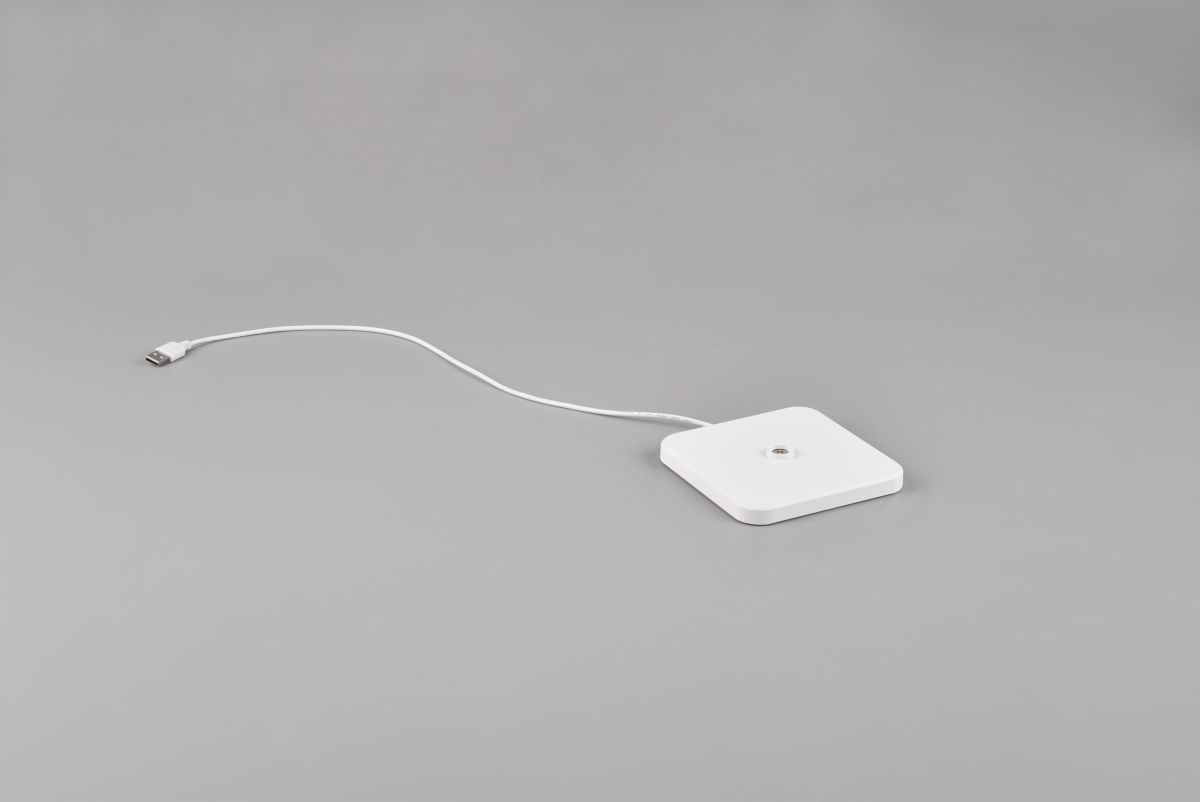 Reality Leuchten Akku Tischlampe Fernandez Weiß