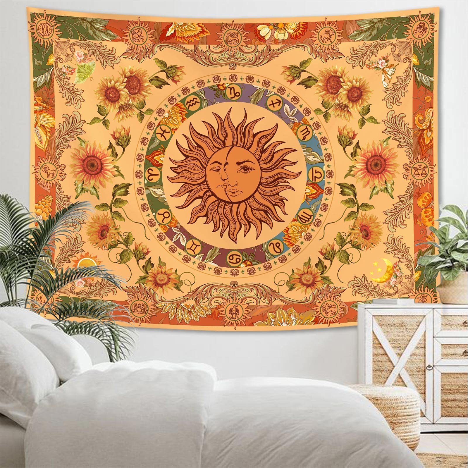 Wandteppich Vintage Boho Wandteppich Wandbehang, Aatrx