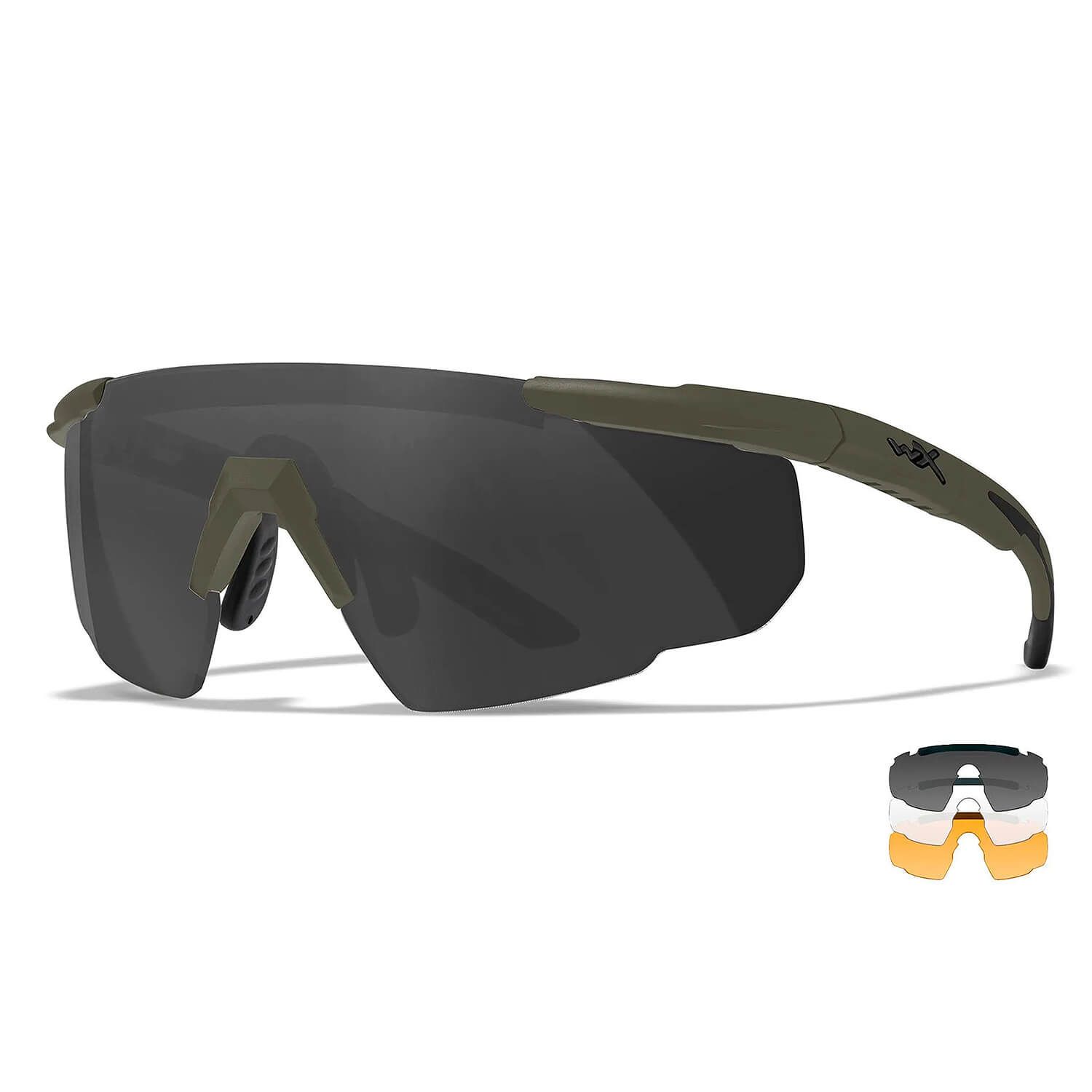 Saber Advanced Taktische Brille mit 3 Gläsern Gestell